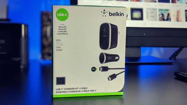 BELKIN CHARGER KIT 15W USB-C | CAR AND HOME WITH CABLE TYPE-C