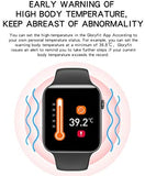 Lemonda Air Pro Smart Watch | Fitness Tracker | IP67 Waterproof | Heart Rate Body Temperature Monitor