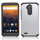 Dual Layer Shockproof Armor Case for ZTE Max XL, N9560 Z986/Blade Max 3/Max Blue 4G LTE