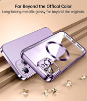 Clear Case Slim Plating MagSafe Cover for Iphone 14 |PLUS |PRO |PRO MAX