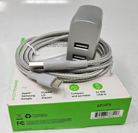 BELKIN DUAL-PORT 24W USB-A CABLE  | NEW