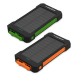 10000mAh Solar Power Bank | Emergency External Battery| Compatible with Apple, Samsung, and other Android Devices