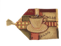 DaDa Bedding Smell of Coffee Cup Latte Java Brown Tapestry Table Runner Cloth (9912)