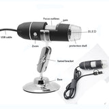 3 IN 1 Mini Digital Microscope | 1000x Zoom | Extension of 8 LED | USB with power supply