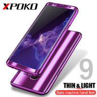 360 Degree Glossy Plating Mirror Case for Samsung Galaxy S9 Plus, Galaxy S9, Galaxy S7 Edge, Galaxy S7, Galaxy Note 8