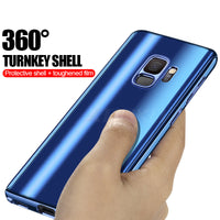 360 Degree Glossy Plating Mirror Case for Samsung Galaxy S9 Plus, Galaxy S9, Galaxy S7 Edge, Galaxy S7, Galaxy Note 8