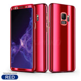 360 Degree Glossy Plating Mirror Case for Samsung Galaxy S9 Plus, Galaxy S9, Galaxy S7 Edge, Galaxy S7, Galaxy Note 8