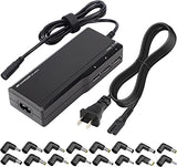 Cargador universal para laptop de 90 W | 3 puertos USB | 16 puntas