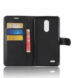 Flip PU Leather Wallet Case with Card Holster For ZTE Max XL N9560 Z986