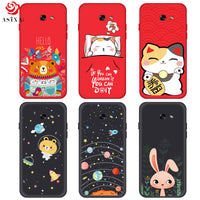 Cute Soft Silicone Matte Cases for Samsung A5, Galaxy S7, S7 Edge, S8, S9 Plus, A8,  J7, and more