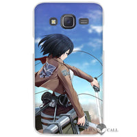 Anime Attack on Titan Case Compatible with Samsung Galaxy J1 J2 J3 J5 J7