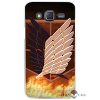 Anime Attack on Titan Case Compatible with Samsung Galaxy J1 J2 J3 J5 J7