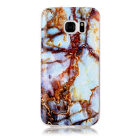 Marble Soft Tpu Skin Back Shell Case for Samsung Galaxy J3 Emerge, J5, J7, A3, A5 2017, Grand Prime, G530,and more