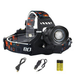 RJ-2157 XML-L2 LED Headlight | 5-Mode Zoom, 18650 Battery | for Camping, Hunting, and other Outdoor Activities