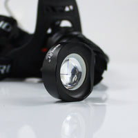 RJ-2157 XML-L2 LED Headlight | 5-Mode Zoom, 18650 Battery | for Camping, Hunting, and other Outdoor Activities