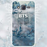 BTS K-Pop Boys Hard White Plastic  Cover for Samsung Galaxy J1, J2, J3, J5, and more