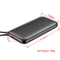 20000mAh External Battery Power Bank | Quick Charge | 3 Outputs