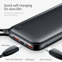 20000mAh Quick Charge 3.0 Power Bank | Dual QC3.0 + 18W Type-C PD Ports