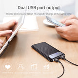 10000mAh Quick Charge 3.0 Power Bank Dual USB LCD | Compatible with Mobile Phones and Tablets