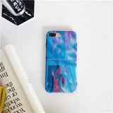 Thin Abstract Blu Ray Cases for iPhone 6, 6s, 7, 8 Plus, 7 Plus, and more