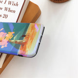 Blu ray Landscape Painting Case for iphone X, 7, 7 Plus, 8, 8 plus, and more