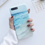 Sea Waves TPU Phone Case for iphone 7, 7 Plus, 8, 8 Plus, and more