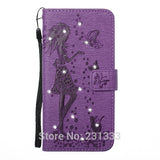 Fairy Jewelled Leather Strap Wallet Case | for ZTE Zmax Pro Z981 MAX XL N9560