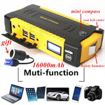 16000mAh 12V Car Jump Starter for Emergencies | Multifunctional | Has an LED Light