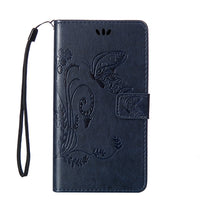 Leather Wallet Case with Design and Card Holder | for ZTE Max XL Z986 6.0"inch