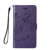 Leather Wallet Case with Design and Card Holder | for ZTE Max XL Z986 6.0"inch