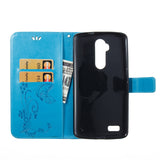 Leather Wallet Case with Design and Card Holder | for ZTE Max XL Z986 6.0"inch