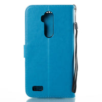 Leather Wallet Case with Design and Card Holder | for ZTE Max XL Z986 6.0"inch