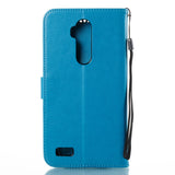 Leather Wallet Case with Design and Card Holder | for ZTE Max XL Z986 6.0"inch