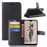 Leather Wallet Case with Card Slot | Comes in Multiple Colors | for ZTE nubia N2, ZTE MAX XL9560, and more