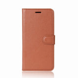 Leather Wallet Case with Card Slot | Comes in Multiple Colors | for ZTE nubia N2, ZTE MAX XL9560, and more