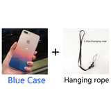 Ombre TPU Blu Ray Phone Case for iPhone 6, 6s, 7, X, and more