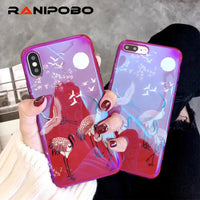 Soft TPU Blu Ray Flamingo Phone Case for iPhone 7, 6, 6,s 8 Plus, and more