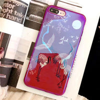 Soft TPU Blu Ray Flamingo Phone Case for iPhone 7, 6, 6,s 8 Plus, and more