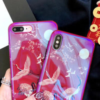 Soft TPU Blu Ray Flamingo Phone Case for iPhone 7, 6, 6,s 8 Plus, and more