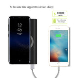 10000mAh Qi External Battery Power Bank Compatible with most Mobile Phones