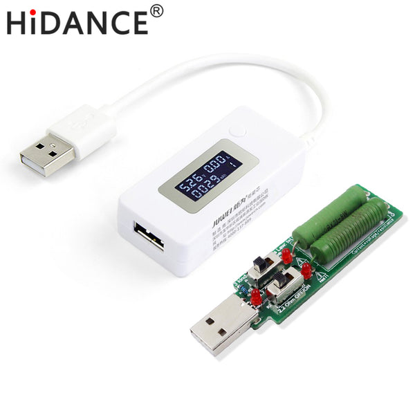 Digital Display USB Tester | Current Voltage Charger Capacity |  Battery Meter Detector + Dischrage Resistance