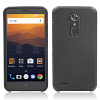Dual Layer Protective Shockproof Hybrid Armor Case for ZTE Max XL, Z986, and more