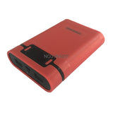 5V 2A Dual USB LCD Anti-reverse Power Bank Box 4x 18650 with LED Flashlight