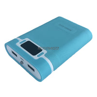 5V 2A Dual USB LCD Anti-reverse Power Bank Box 4x 18650 with LED Flashlight