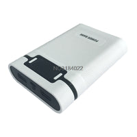 5V 2A Dual USB LCD Anti-reverse Power Bank Box 4x 18650 with LED Flashlight