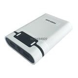 5V 2A Dual USB LCD Anti-reverse Power Bank Box 4x 18650 with LED Flashlight