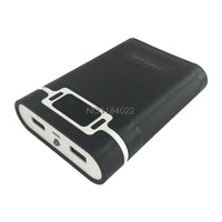 5V 2A Dual USB LCD Anti-reverse Power Bank Box 4x 18650 with LED Flashlight