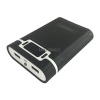 5V 2A Dual USB LCD Anti-reverse Power Bank Box 4x 18650 with LED Flashlight