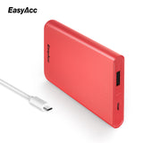 Slim Universal 10000mah 5V/2A Power Bank USB Port Compatible with Most Mobile Phones