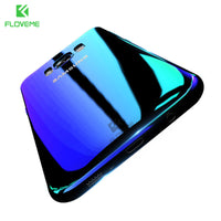 FLOVEME Aurora Blue Ray Phone Case For Samsung Galaxy S9 S9 Plus Ultra Thin PC Cover For Samsung S8 S6 S7 Edge Note 8 Cases Capa
